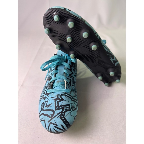 Puma Tacto II CP FG AG Soccer Cleats Blue Black Christian Pulisic Kids Size 3 - Picture 3 of 16